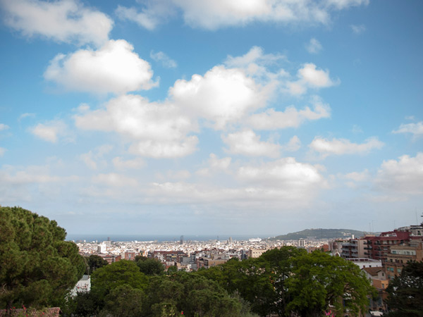 Widok na Barcelonę