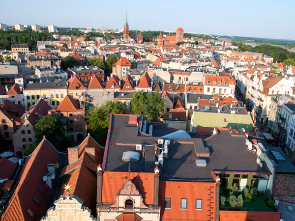 Zdjęcie - Toruń z wieży rartuszowej