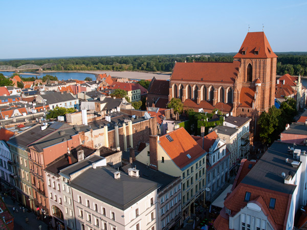 Zdjęcie - Toruń z wieży rartuszowej